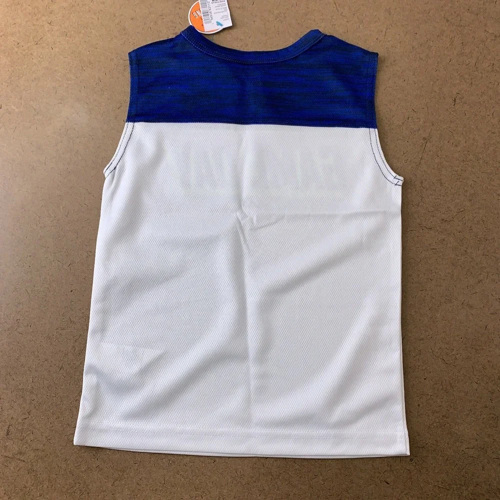 The Children's Place Boys XS (4) Performance Muscle Tank Top 2-Pack NWT *Flaw